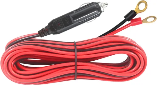 Vista 7 de Enchufe Macho de Encendedor de Cigarrillos a Terminales de Ojal 12V 10 Pies - Cable de Extensión de Enchufe Macho de Encendedor de Cigarrillos 12V