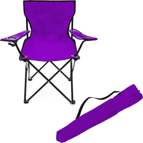 Vista 7 de Trademark Innovations Silla plegable de campamento de playa para exteriores, 18 pulgadas de largo x 31 pulgadas de ancho x 32 pulgadas de alto, rojo