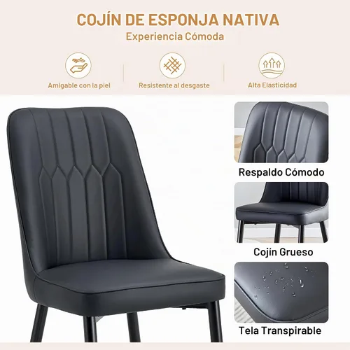 Vista 8 de gopop Juego de mesa de comedor redonda para 4, juego de mesa de comedor