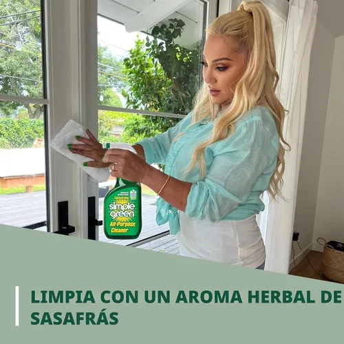 Vista 5 de Simple Green Spray limpiador multiusos y recarga, verde, juego de 3 piezas, original, 1 unidad