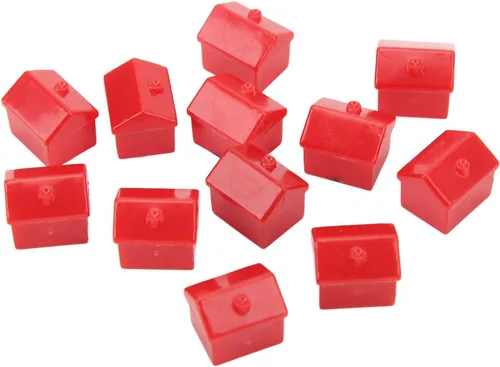 Vista 7 de VGEBY Game Replacement Pieces, Game Plastic Hotels Houses Game Piece Supplement Accessories Replacement Pieces Game Pieces Houses