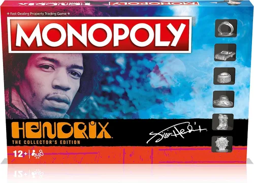 Vista 2 de Monopoly Jimi Hendrix - Juego de mesa, 2-6 jugadores, a partir de 12 años, tema musical, edición clásica