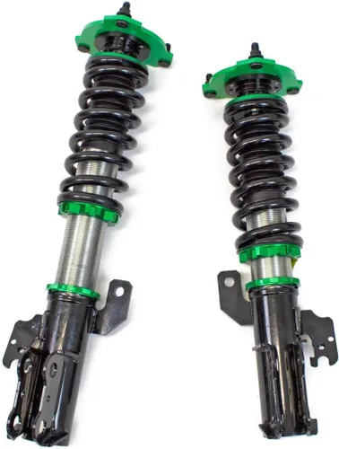 Vista 2 de Rev9 R9-HS2-169_2 Hyper-Street II Kit de bajada de suspensión de coilover, amortiguador monotubo con ajuste de rebote de 32 clics, longitud completa