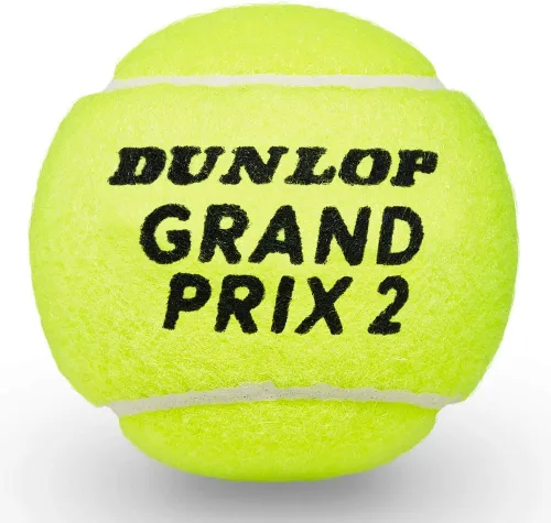 Vista 3 de DUNLOP Grand Prix - Pelotas de tenis para cancha dura extra resistente, 3 latas de pelotas (12 latas = 1/2 caja)