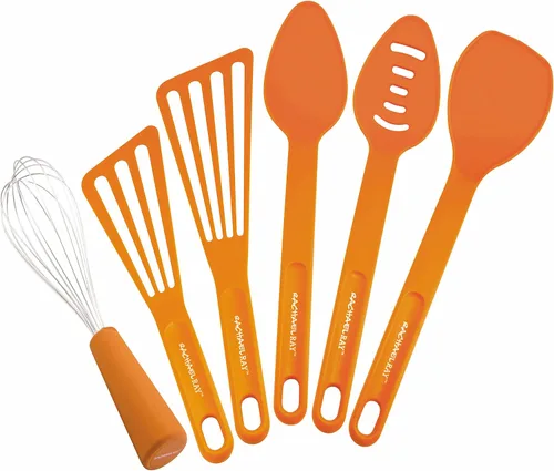 Vista 9 de Rachael Ray Tools and Gadgets Juego de utensilios de cocina/cocina, 6 piezas, negro