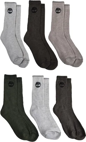 Vista 2 de Timberland Paquete de 6 calcetines para hombre