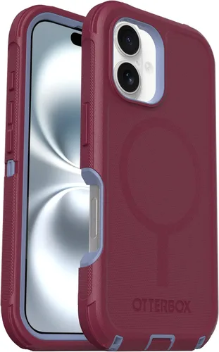 Vista 39 de OtterBox - Funda para iPhone 16, serie Defender, color azul (Baby Blue Jeans)
