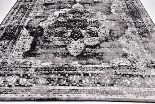Vista 138 de Unique Loom Colección Sofia - Alfombra de área Salle Garnier (7' 1" x 10' Rectángulo, Borgoña/ Marfil)