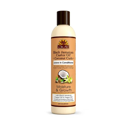 Vista 15 de OKAY - Acondicionador sin enjuague con aceite de ricino jamaicano negro - Todo tipo de cabello/texturas - Repara, hidrata, hace crecer un cabello