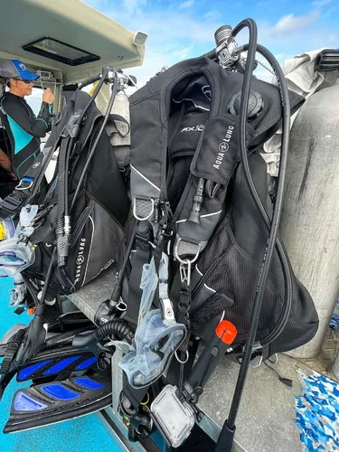 Vista 8 de Rogue Endeavor® Bobina rápida para buceo y pesca, clips de acero inoxidable de 3.25 pulgadas, hebilla de liberación rápida, cordón de núcleo