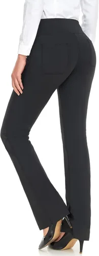 Vista 80 de Safort Pantalones de yoga con entrepierna de 28" 30" 32" 34"más amplios en la parte inferior para botas altas, 4 bolsillos, UPF50+