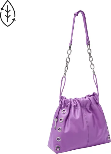 Vista 5 de Fossil Gigi - Bolso de hombro de piel con cordón para mujer