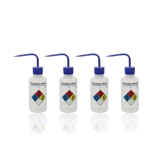 Vista 12 de ULAB Botellas de lavado de seguridad, 4 piezas de botellas de lavado de boca ancha de acetona, material de LDPE, vol.16.9 fl oz, UWB1022