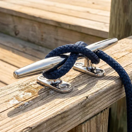 Vista 8 de MIZUGIWA Boat Cleats 316 Stainless Steel,4 inch 5 inch 6 inch 8 inch Marine Dock Cleat Open Base with Fasteners for Boat