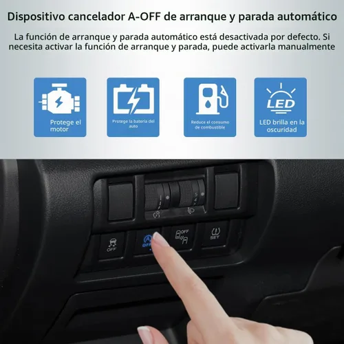 Vista 6 de Eliminador de parada de arranque automático para Subaru Forester Legacy Outback, controlador/cancelador/desactivar/eliminar para 2019-2023 Forester