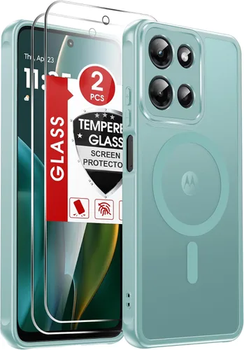 Vista 260 de LeYi Funda para teléfono Samsung-S23: protector de pantalla e imán MagSafe Púrpura