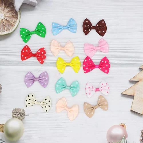 Vista 5 de 100 cintas de grogrén para manualidades, pinzas para el cabello para niños, accesorios para el cabello (multicolor, 1.97 pulgadas)