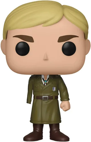 Vista 7 de POP Attack on Titan - Figura de vinilo Funko Pop! de Erwin Smith (un brazo) con funda protectora compatible con POP Box), multicolor, 3.75 pulgadas