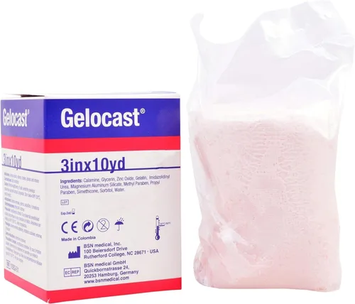 Vista 2 de Gelocast Unna - Apósito para botas, 3 pulgadas x 10 yardas (paquete de 3)