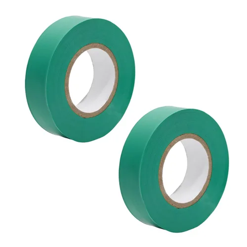 Vista 10 de Cinta eléctrica negra de PVC – 0.75" x 65' 2 rollos, alta adherencia, impermeable y resistente al calor, cinta aislante para reparación de cables