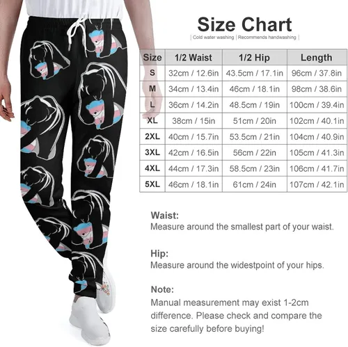 Vista 2 de Mama Bear Transgender Soft Womens and Mens Sweatpants Cozy Fit Elastic Athletic Lounge Pants Workout