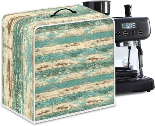 Vista 38 de DISNIMO Cubierta antipolvo para cafetera de mariposa azul, fundas para máquina de hacer café de cocina con mango superior, cubierta
