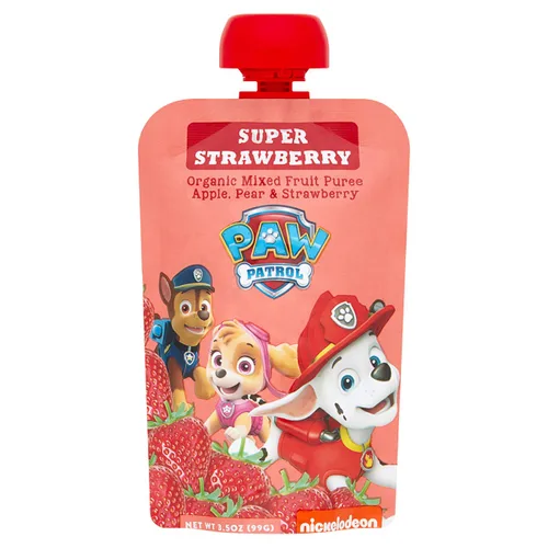 Vista 8 de Paw Patrol Bold Blueberry Organic Mixed Fruit Squeeze Pouch 3.5 oz (paquete de 10)