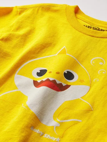 Vista 2 de Nickelodeon Camiseta de manga corta para niños con diseño de tiburón grande