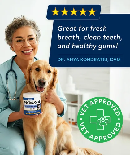 Vista 7 de STRELLALAB Avanzados masticables dentales y ambientadores de aliento para perros, golosinas de limpieza de dientes de perro, control de mal aliento