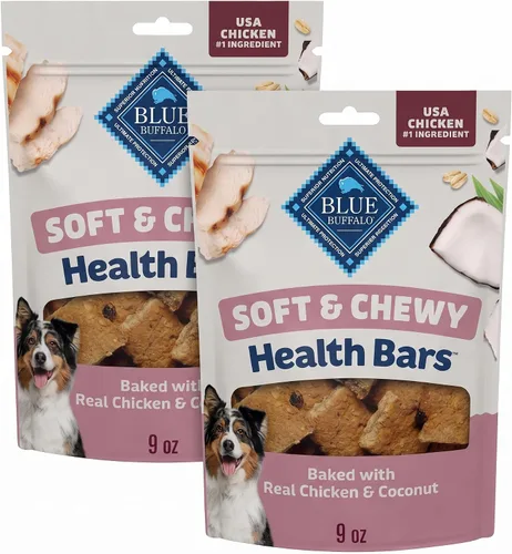 Vista 15 de Blue Buffalo Health Bars Golosinas suaves y masticables de pollo y manzanas
