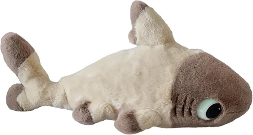 Vista 15 de Juguetes de peluche de Sharkitty, juguetes de peluche combinados de tiburón y gato (negro 27.5 pulgadas)