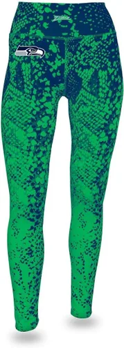 Vista 75 de Zubaz NFL Mallas para mujer de longitud completa de cintura alta básica 1.0