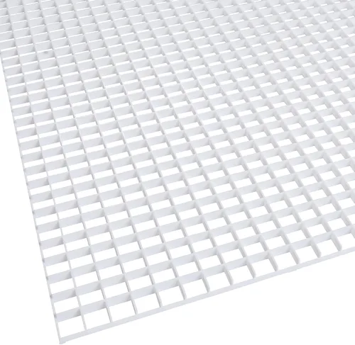 Vista 11 de KASTLITE Paquete de 1 panel de caja de huevos en blanco, poliestireno, 23 5/8 pulgadas x 23 5/8 pulgadas con tamaño de celda de 1/2 x 1/2 x 3/8