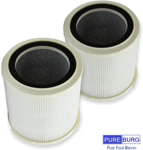 Vista 3 de PUREBURG Filtro de repuesto compatible con purificadores de aire OdorStop OSAP4 OSAP5 OSAP5FIL OSAP5BW1, paquete de 2, H13 True HEPA y filtración