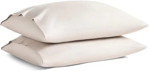 Vista 22 de Brooklinen Juego de fundas de almohada de satén de lujo con calidad de Blanco