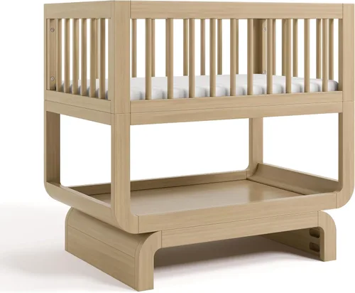 Vista 25 de Storkcraft Santorini - Cuna convertible 5 en 1 con barandilla Driftwood