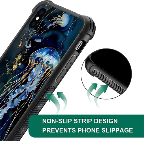 Vista 61 de Funda compatible con iPhone XR, diseño de elefantes africanos para niñas, diseño de patrón a prueba de golpes, antiarañazos, carcasa trasera