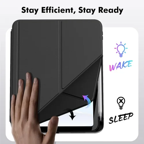 Vista 7 de INFILAND Funda para iPad (A16) 11ª generación de 11 pulgadas 2025/10ª generación de 10.9 pulgadas 2022, soporte multiángulo, cubierta magnética