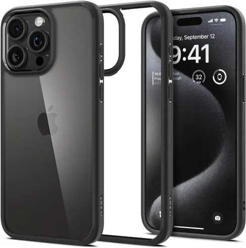 Vista 52 de Spigen Funda para iPhone 12 Mini, ultra híbrida, sin anillo magnético, antiamarilleo, transparente