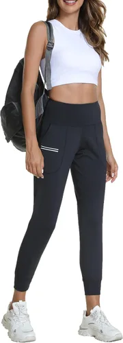 Vista 97 de Kcutteyg - Pantalones deportivos con bolsillos para mujer, diseño suave, ligero y de secado rápido, para entrenamiento, gimnasia, yoga y correr