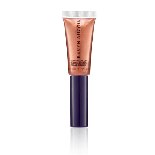 Vista 10 de Kevyn Aucoin Glass Glow Lip: Resaltador de brillo de labios multiusos. Esmalte reflectante 3D, cómodo de llevar, no pegajoso. Hidratar, proteger