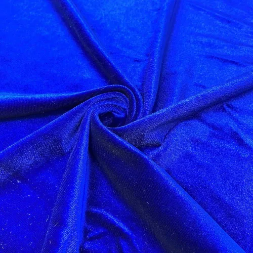 Vista 16 de Valentina Textile Inc La tela de terciopelo elástico mide 58/60 pulgadas de ancho (1 yarda, azul bebé)