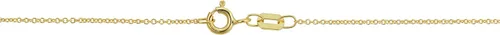 Vista 3 de KoolJewelry Colgante de cruz relleno de oro amarillo de 14 k en cadena de cable (18 pulgadas), Oro