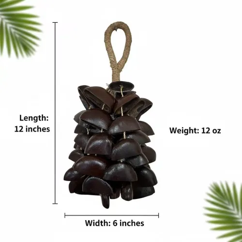Vista 7 de Sonajero de Mano XXL (Juju Chacha Pangi Pala) Campana de Mano Accesorios de Percusión (Juju)