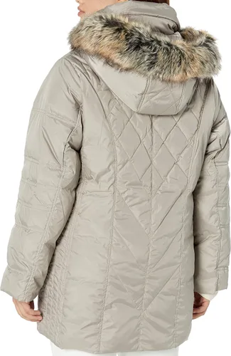 Vista 2 de LONDON FOG Abrigo acolchado de diamantes para mujer