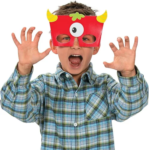 Vista 3 de Fun Express - Gafas de papel Monster Party para cumpleaños - Accesorios de ropa - Gafas - Gafas novedosas - Cumpleaños - 12 piezas