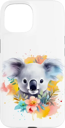 Vista 6 de Funda Koala con flores de eucalipto para iPhone 17