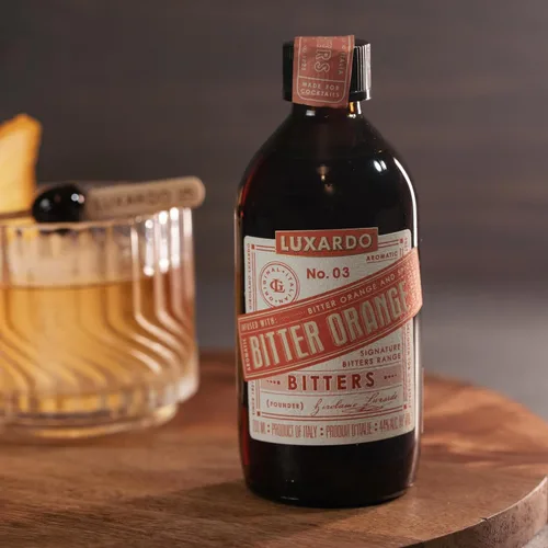 Vista 8 de Luxardo Cereza Maraschino 400g y Bitters Aromático de Naranja Amargo 200mL Paquete Variado Juego Premium de Bitters de Cóctel para Clásicos