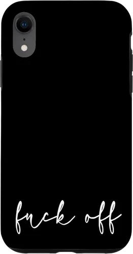Vista 25 de Fuck Off - Carcasa para iPhone 17, diseño bohemio, con marco dorado, elegante y cursivo