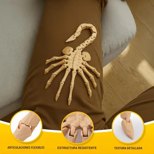 Vista 4 de Yipintang Modelo Facehugger Posicionable a Escala 1/4, Accesorio de Figura de Acción Impresa en 3D de 12 Pulgadas para Coleccionables de Alien